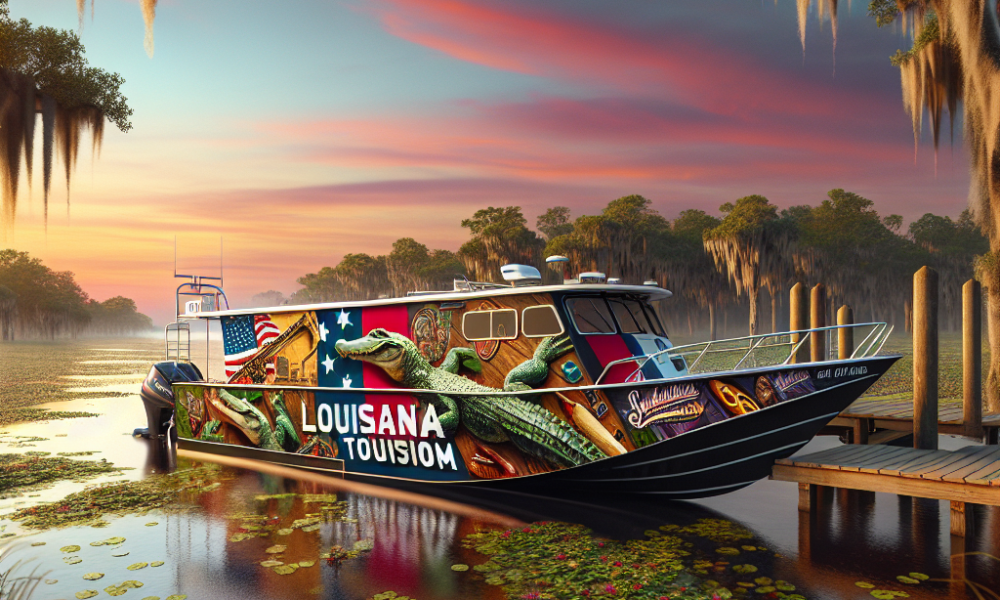 How Custom Boat Wraps Drive Marketing for Louisiana Tourism