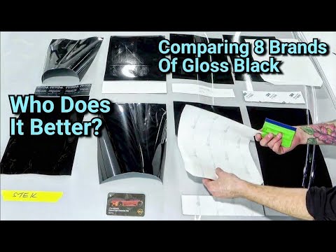 Comparing The Best Gloss Black Vinyl Wrap! Lets look at durability, gloss, install and more!