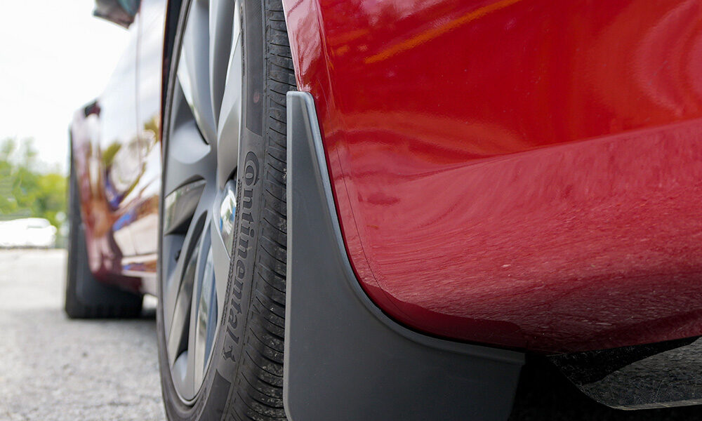 Tesla Mud Flaps With PPF To Protect Your Paint