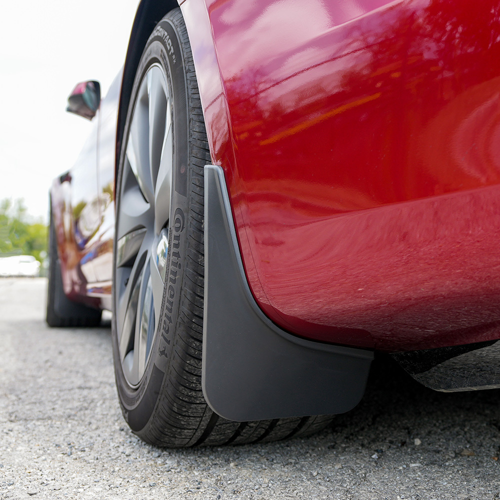 Tesla Mud Flaps With PPF To Protect Your Paint